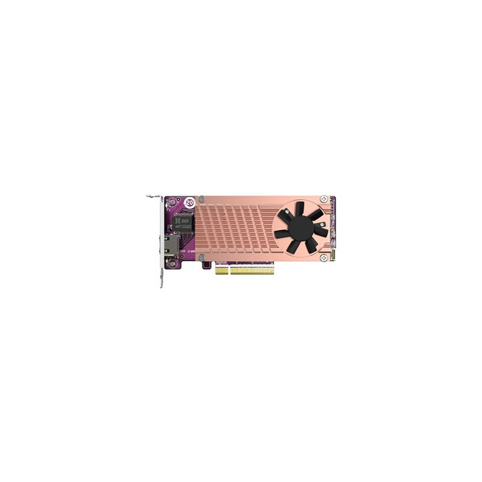 QM2-2P10G1TB - Contrôleur de stockage - M.2 - PCIe 3.0 x4 (NVMe) - profil bas - PCIe 3.0 x8 - pour QNAP TDS-H2489, TNS-H1083X-E2