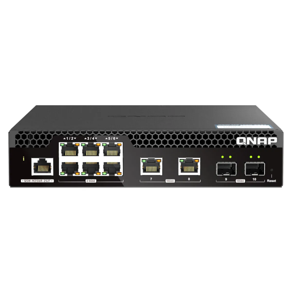 Switch Qnap QSW-M2106R-2S2T - Performance Réseau