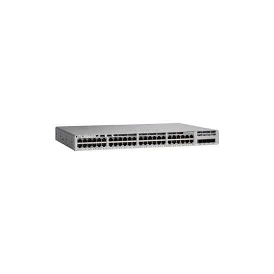 Catalyst 9200L - Network Essentials - commutateur - C3 - Géré - 8 x 100/1000/2.5G/5G/10GBase-T + 40 x 10/100/1000 (PoE+) + 2 x 2