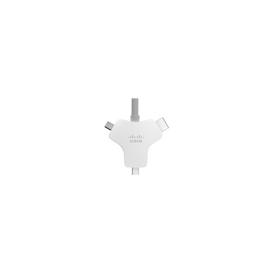 Multi-head - Câble vidéo / audio / données - HDMI mâle pour HDMI, Mini DisplayPort, 24 pin USB-C mâle - 2.5 m - pour Webex Board