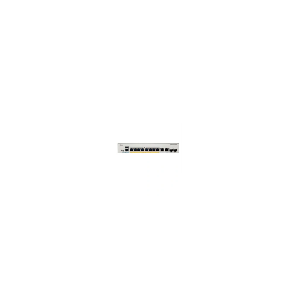Catalyst 1000-8FP-2G-L - Commutateur - Géré - 8 x 10/100/1000 (PoE+) + 2 x SFP Gigabit combo (liaison montante) - Montable sur r