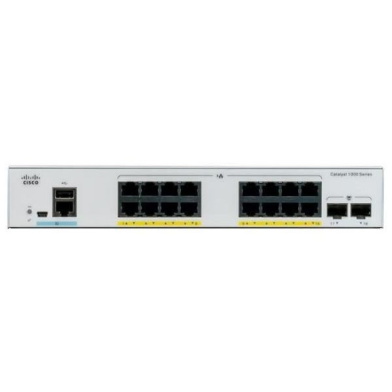 Switch Cisco C1000-16T-E-2G-L - 16 Ports Managed