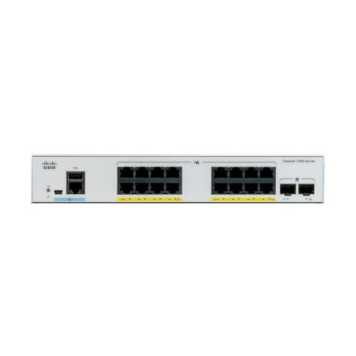 Switch Cisco C1000-16T-E-2G-L - 16 Ports Managed