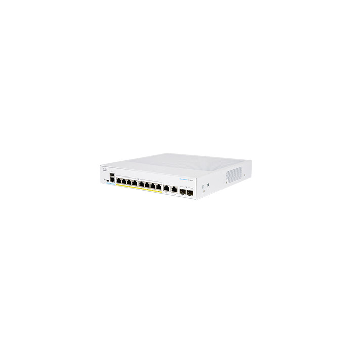 Cisco CBS350-8P-2G-EU commutateur réseau Géré L2/L3 Gigabit Ethernet (10/100/1000) Argent - Neuf