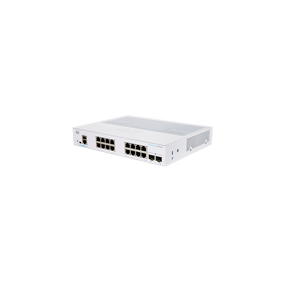 Cisco CBS350-16T-2G-EU commutateur réseau Géré L2/L3 Gigabit Ethernet (10/100/1000) Argent - Neuf