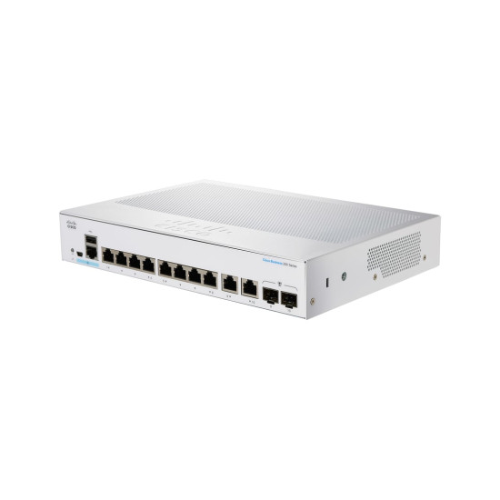 Cisco CBS350 Géré L3 Gigabit Ethernet (10/100/1000) Bureau Noir, Gris - Neuf