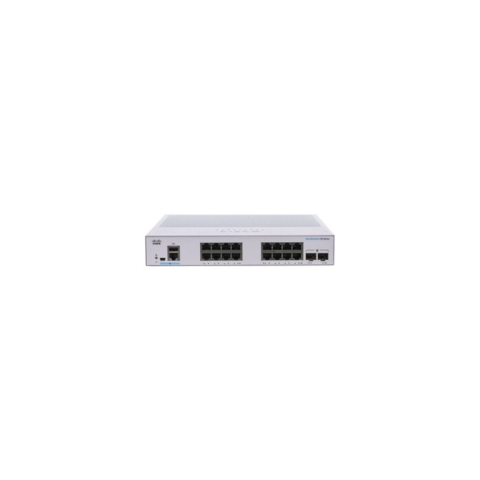 Business 350 Series CBS350-16T-E-2G - Commutateur - C3 - Géré - 16 x 10/100/1000 + 2 x Gigabit SFP - Montable sur rack