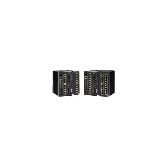 Catalyst IE3300 Rugged Series - Network Essentials - commutateur - Géré - 8 x 10/100/1000 + 2 x SFP+ - Montage sur rail DIN - DC