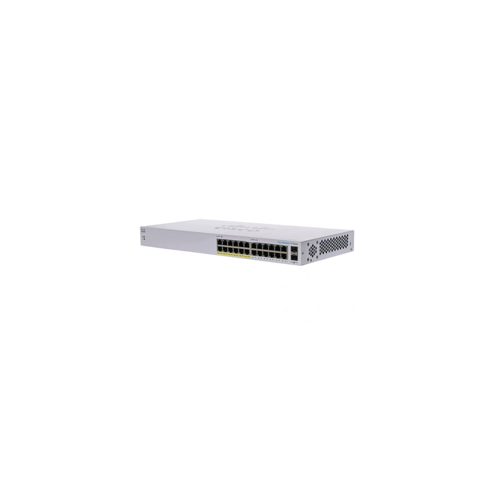 Business 110 Series 110-24PP - Commutateur - non géré - 12 x 10/100/1000 (PoE) + 12 x 10/100/1000 + 2 x SFP Gigabit combiné - Mo