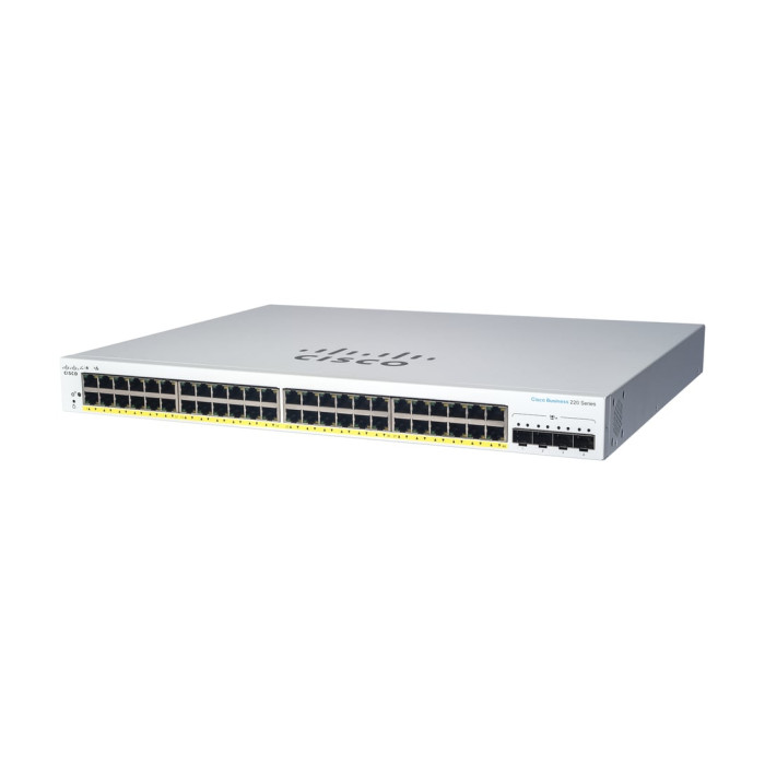 Cisco CBS220-48T-4G Switch Gigabit Ethernet 1U Blanc