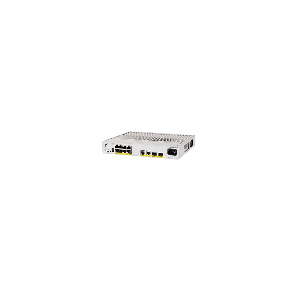 Catalyst 9200CX - Network Essentials - commutateur - compact - C3 - Géré - 8 x 10/100/1000 (PoE+) + 2 x 1000Base-T + 2 x SFP+ 10