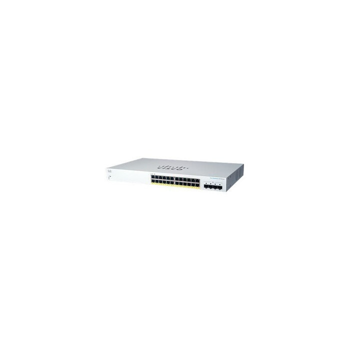 Business 220 Series CBS220-24P-4G - Commutateur - intelligent - 24 x 10/100/1000 (PoE+) + 4 x Gigabit SFP (liaison montante) - M