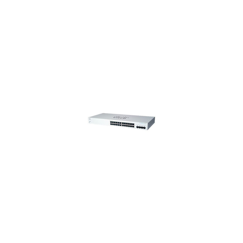Business 220 Series CBS220-24T-4G - Commutateur - intelligent - 24 x 10/100/1000 + 4 x Gigabit SFP (liaison montante) - Montable
