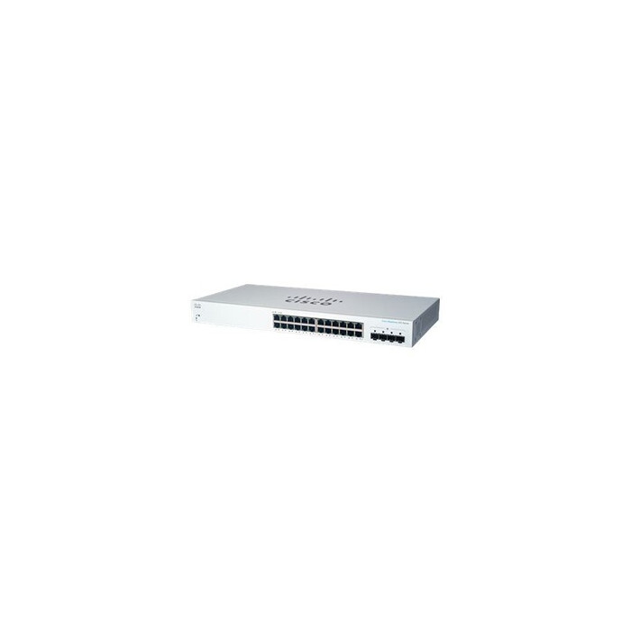 Business 220 Series CBS220-24T-4G - Commutateur - intelligent - 24 x 10/100/1000 + 4 x Gigabit SFP (liaison montante) - Montable