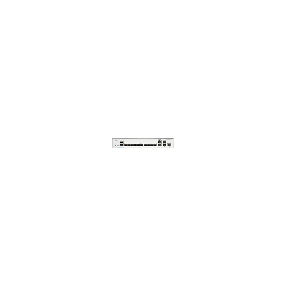 Catalyst 1300-12XS - Commutateur - C3 - intelligent - 10 x 10 Gigabit SFP+ + 2 x combo 10 Gigabit SFP+/RJ-45 - Montable sur rack