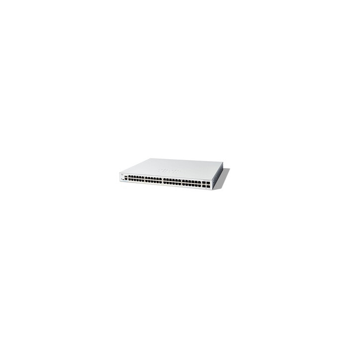 Catalyst 1200-48T-4X - Commutateur - C3 - intelligent - 48 x 10/100/1000Base-T + 4 x 10 Gigabit SFP+ - Montable sur rack