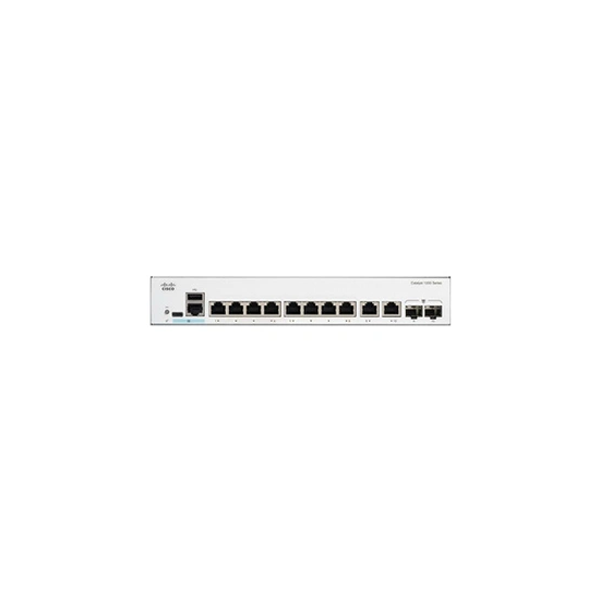 Catalyst 1200-8T-E-2G - Commutateur - Ethernet Gigabit - C3 - intelligent - 8 x 10/100/1000 + 2 x combinaison Gigabit SFP/RJ-45 
