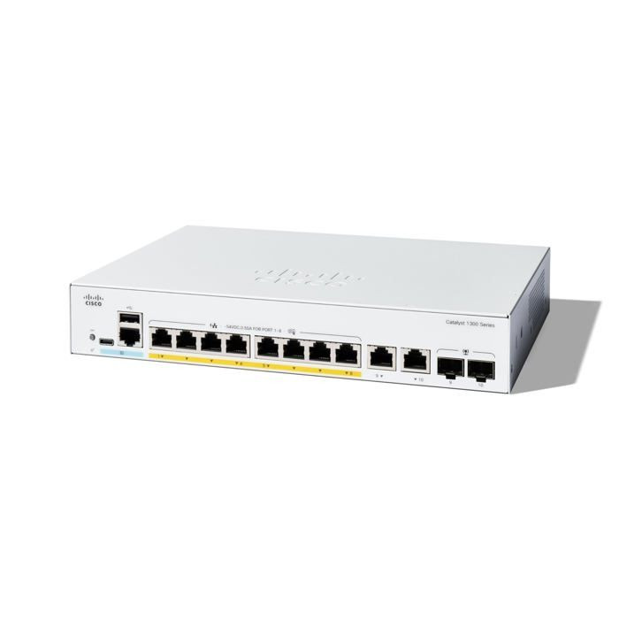 Switch Cisco Catalyst 1300 - 8 ports GE PoE