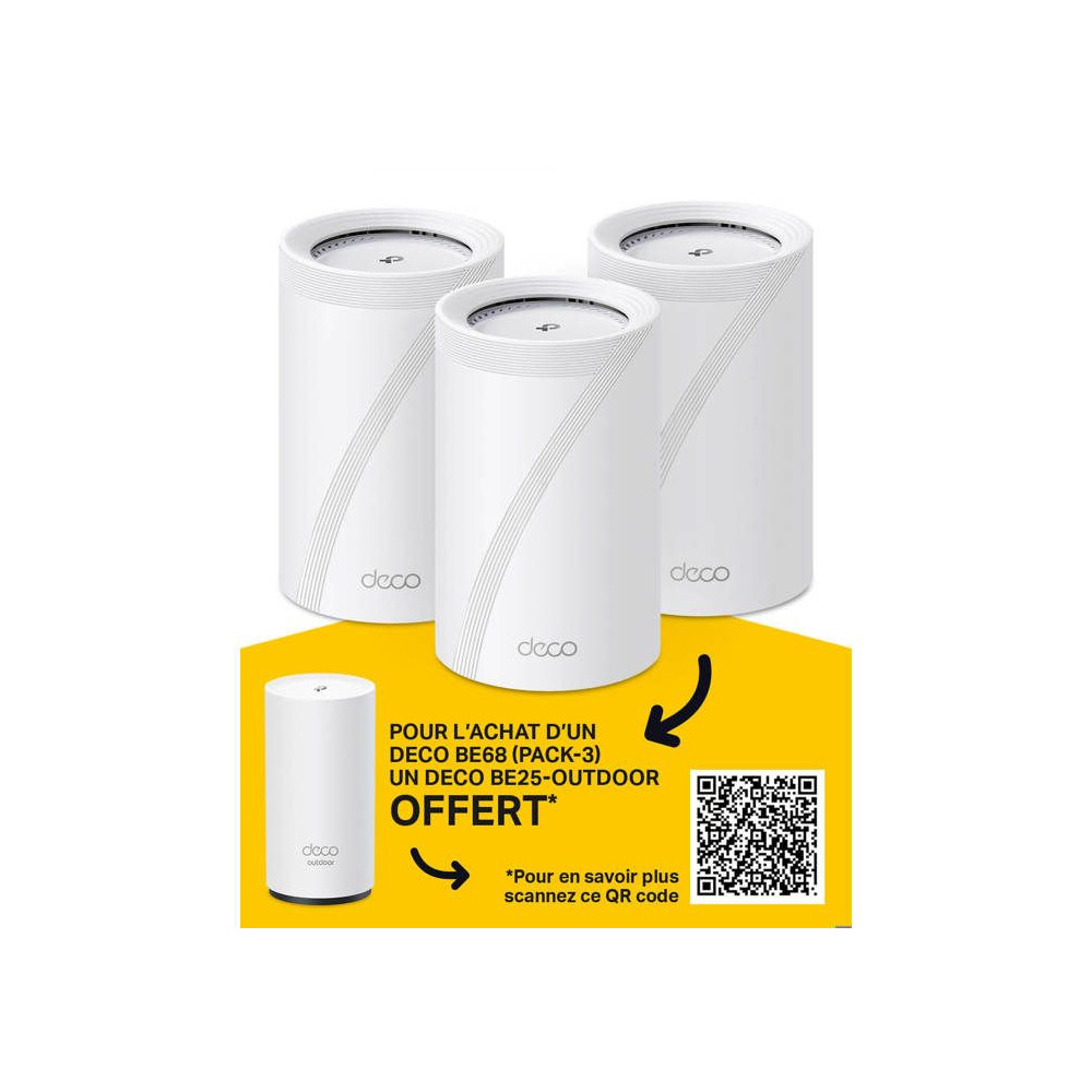 Système WiFi 7 Mesh BE14000 - TP-Link Deco BE68