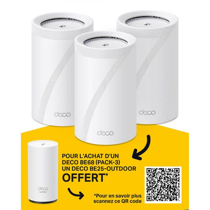 Système WiFi 7 Mesh BE14000 - TP-Link Deco BE68