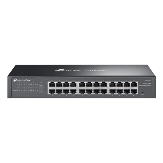 TP-Link Omada ES224G V1.6 - Commutateur - Géré - 24 x 10/100/1000Base-T - Montable sur rack, de bureau