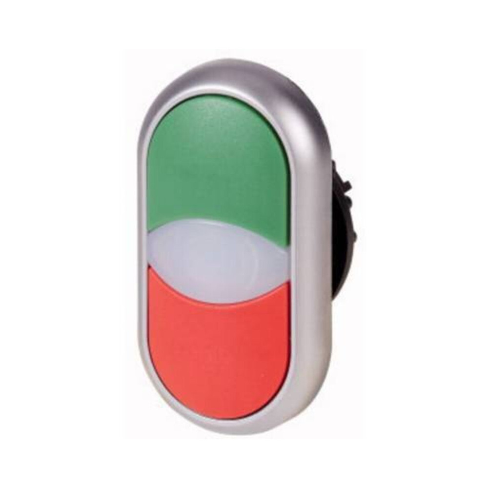216698 M22-DDL-GR Bouton-poussoir à double touche vert, rouge 1 pc(s) D77339 - Eaton