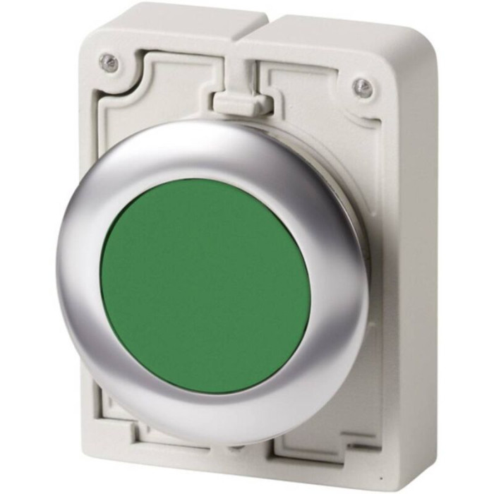 Bouton-poussoir Plat, Rond, Chromé Eaton M30c-fd-g 182919 Vert 1 Pc(s)