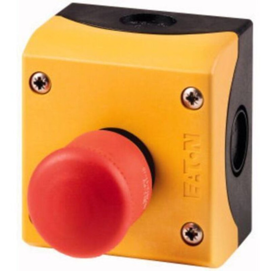 Arrêt D'Urgence Eaton M22-pv/kc11/iy 216525 Rouge, Jaune Décrochage Par Traction 1 Pc(s) X995331