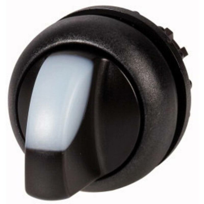 Bouton Sélecteur Collerette Plastique Noir - Eaton