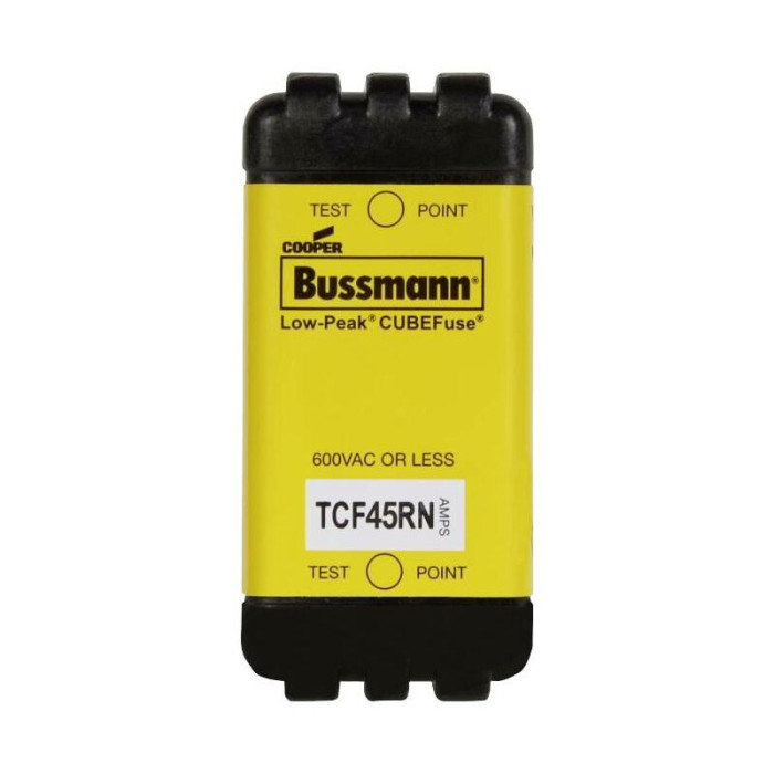Eaton - Tcf45rn Cartouche-fusible Monophasé 1 Pôle 45 A 600 V 1 Pc(s) X558722