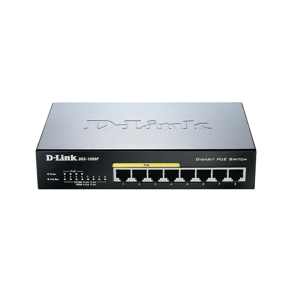 DLINK 8 Ports Gigabit/4 Ports PoE+ - Neuf