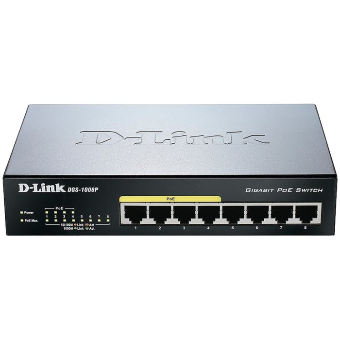 DLINK 8 Ports Gigabit/4 Ports PoE+ - Neuf