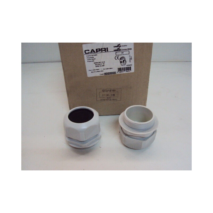 Eaton - Presse Etoupe Plastique - Lamelles Grise Iso50 N°10 Sans Contre-écrou Pour Cable Ø 31/40,5mm Newcap Paii Capri Cap43