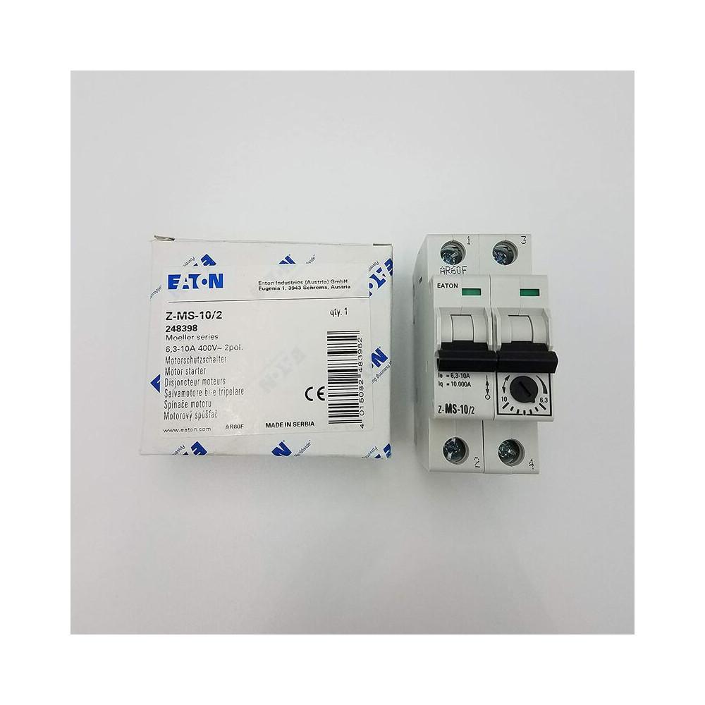 Disjoncteur Moteur Bipolaire Monophasé Pour Pompe Piscine - Calibre 6-10a - Spécial Coffret