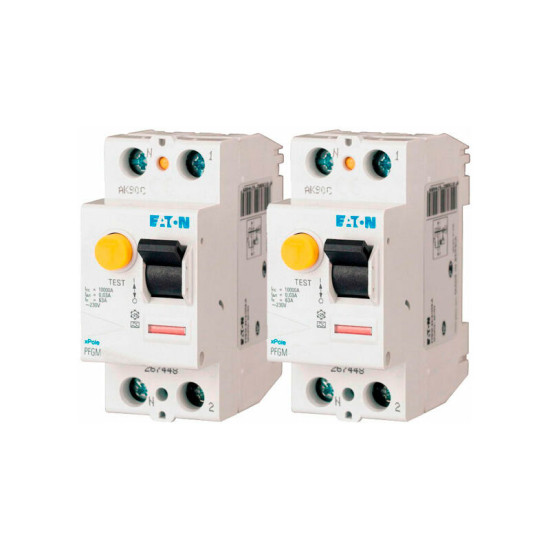 Interrupteurs Différentiels 40A 30mA Eaton - Lot de 2