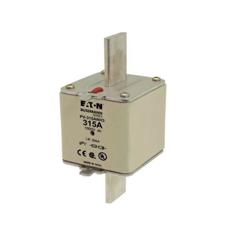 Eaton - Bussmann Pv-315anh3 Fusible Photovoltaïque 1000v Dc 315a Taille 3