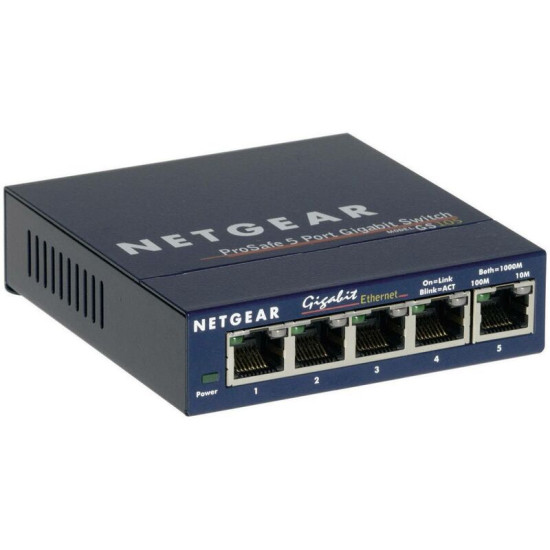 Switch réseau Netgear GS105GE 5 ports 1000 MBit/s