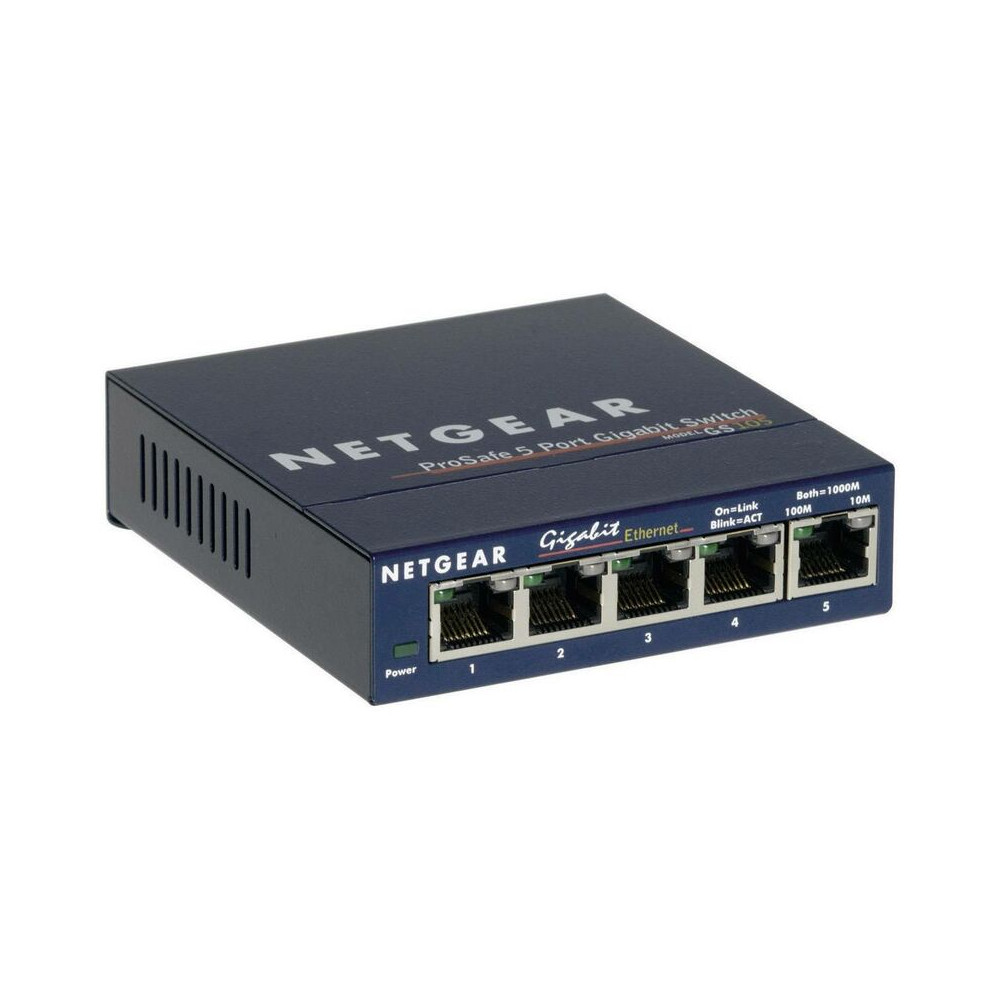 Switch réseau Netgear GS105GE 5 ports 1000 MBit/s