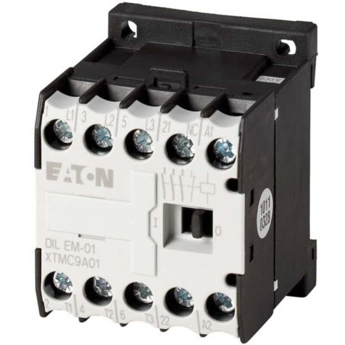 020402 Contacteur De Puissance, 3 Broches + 1 Nc, 4 Kw/400 V/ac3 - Eaton