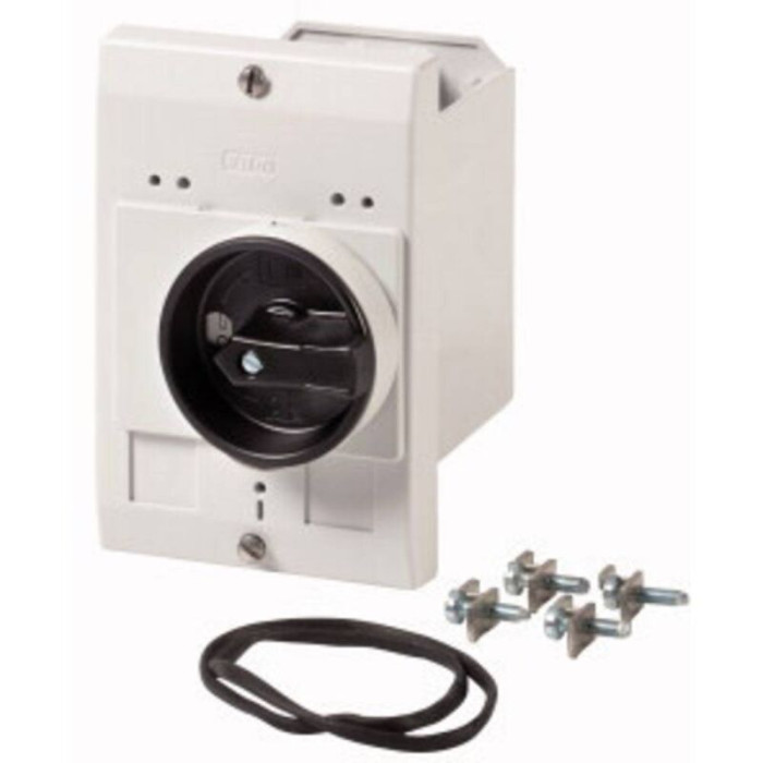 Boîtier Vide Eaton E-pkz0-g 072907 Montage Encastré, Avec Interrupteur Rotatif (l X L X H) 80 X 85 X 129 Mm Gris, Noir