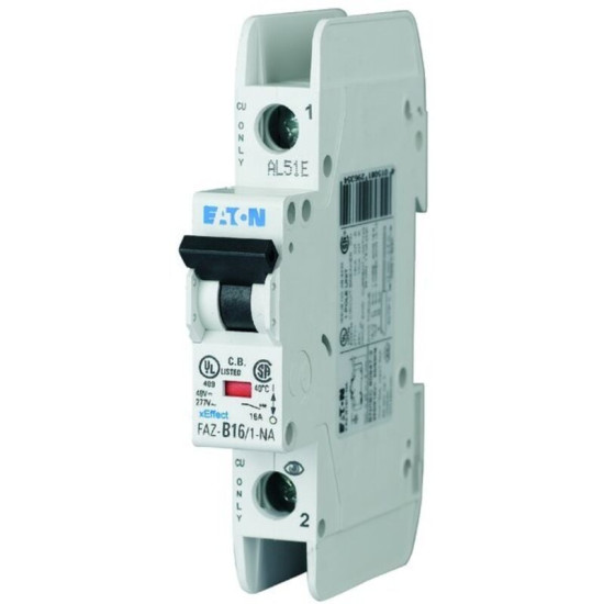 Disjoncteur de Surintensité FAZ-C6/1 - Eaton