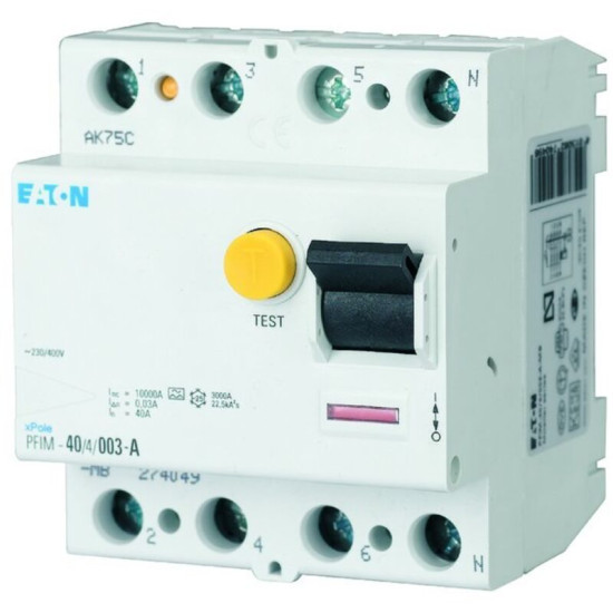 Eaton 110296'interrupteur Automatique 3 Pôles 20 A Nzmh2-a20-bt 102826