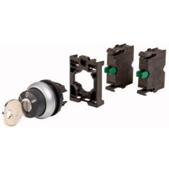 Eaton 110919 M22-WS3-2K10-BVP Interrupteur à clé collerette plastique clé noir 1 pc(s)