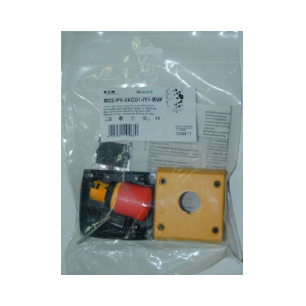M22-pv-2kc01-iy1-bvp Arrêt D'Urgence 2 Nf (r) Ip66 1 Pc(s) - Eaton