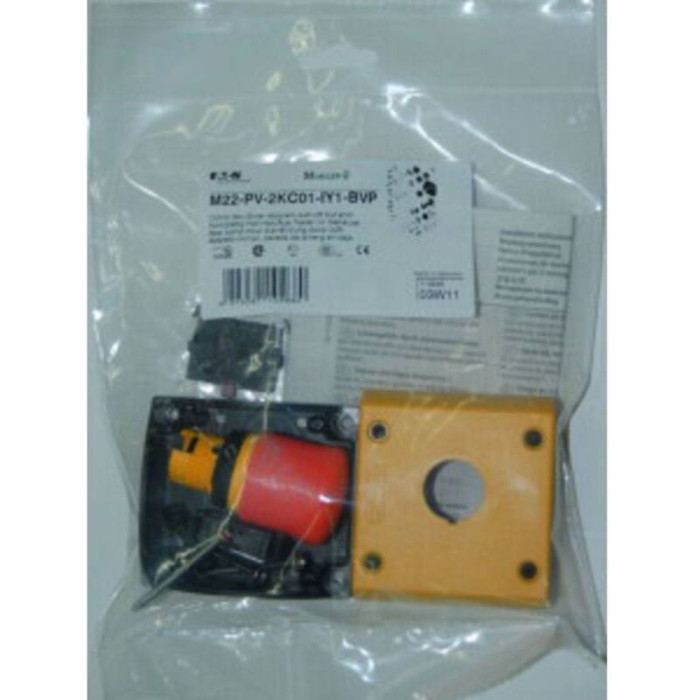 M22-pv-2kc01-iy1-bvp Arrêt D'Urgence 2 Nf (r) Ip66 1 Pc(s) - Eaton