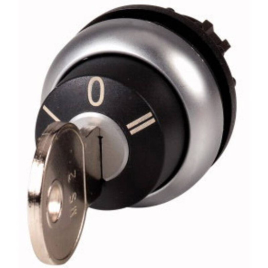 Eaton - 111773 M22-WRS3-MS2 Tête de commande à clé collerette plastique clé noir 1 pc(s)