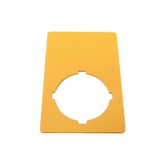 Plaque H X B = 50 X 33 Mm, Jaune - Eaton