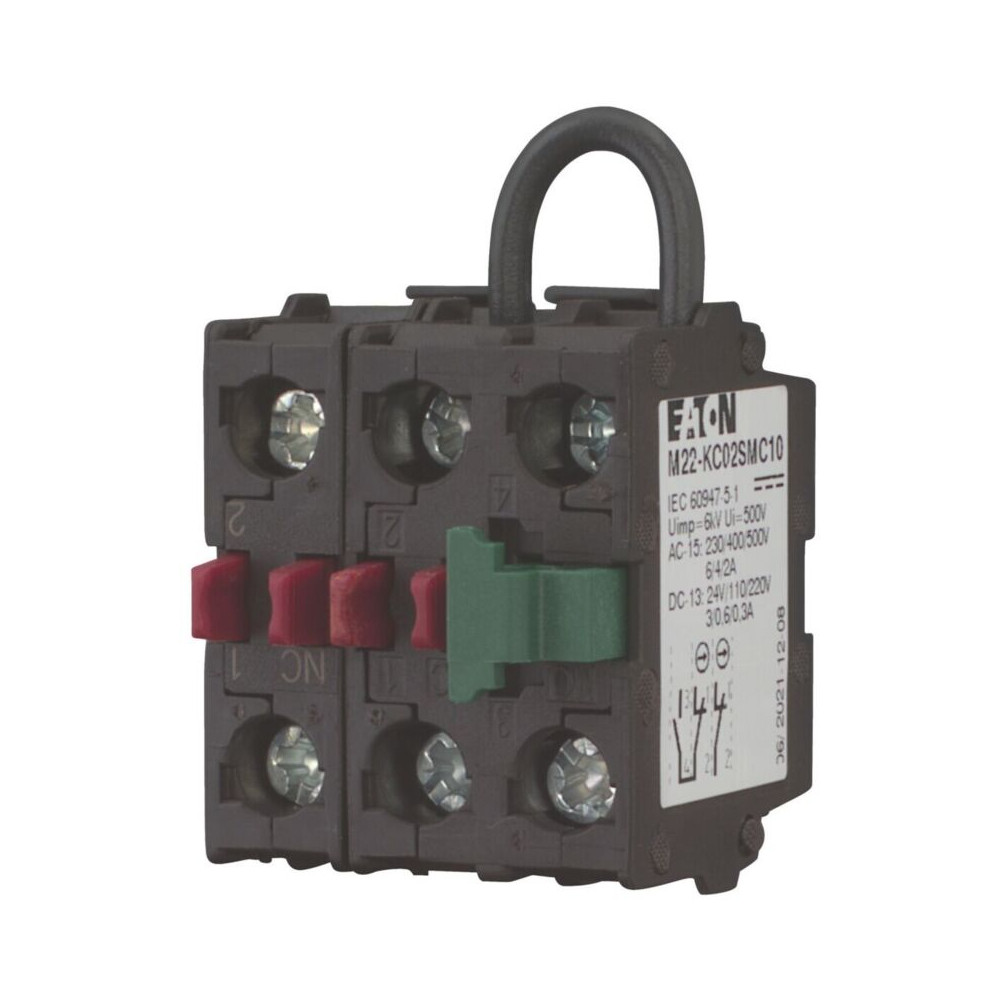 Élément de Contact Eaton - 2 NC M22 KC02SMC10