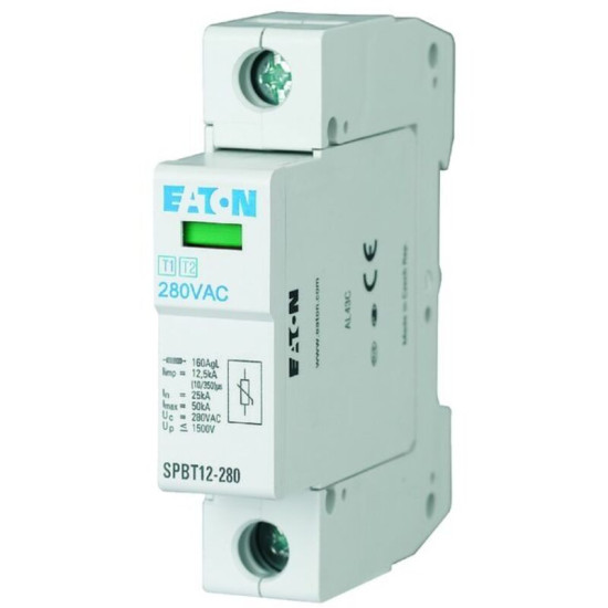 Eaton - 158306 Spbt12-280/1 Dispositif Antisurtension Protection Anti-surtension Pour: Armoire De Distribution 1 Pc(s)