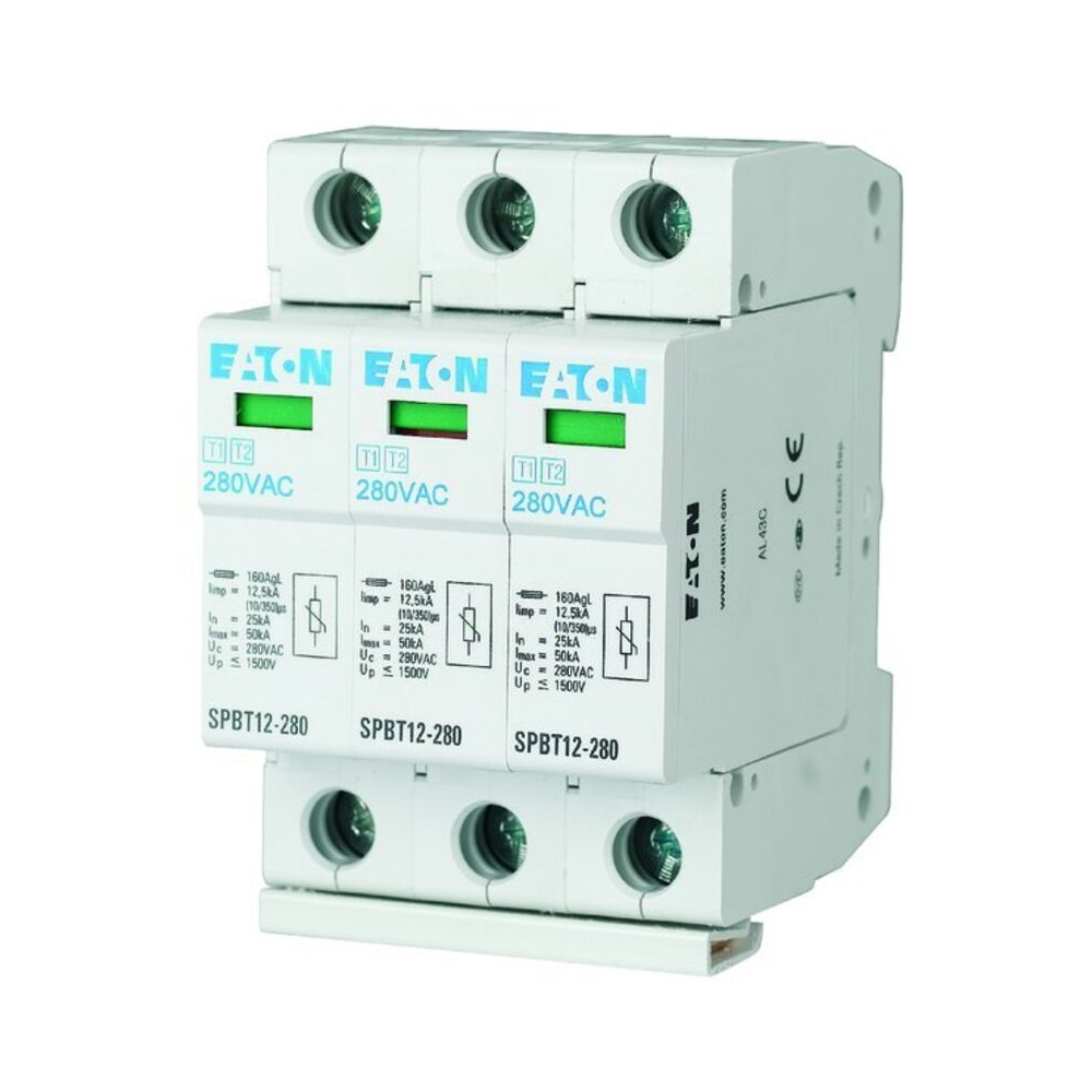 Eaton - Parafoudre Type 1+2 (classe B+c) Spbt12-280/3